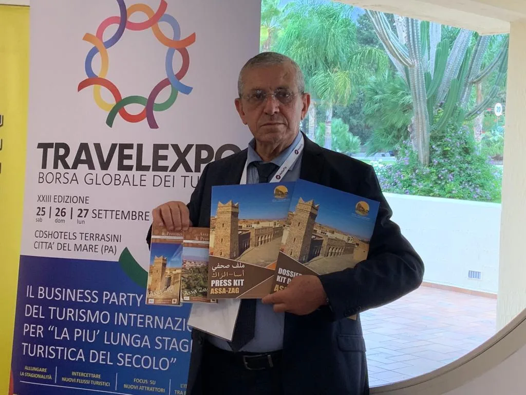 Diffusion Dossiers de presse et Cartes touristiques d’AssaZag au: Travel Expo Sicile Italie